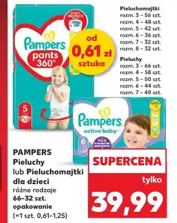Kaufland Pieluchomajtki Pampers oferta