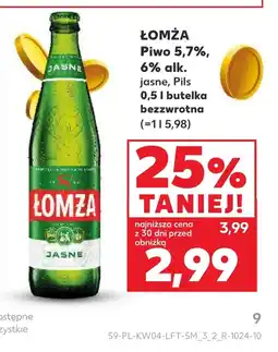 Kaufland Piwo Łomża oferta