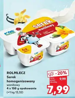 Kaufland Serek homogenizowany Rolmlecz oferta