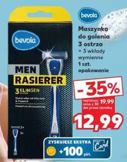 Kaufland Maszynka do golenia 3 ostrza + 3 wkłady wymienne 1 szt. opakowanie oferta