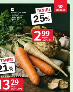 Selgros Włoszczyzna tacka oferta