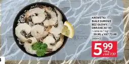 Selgros Krewetki białe surowe bez głowy obrane 30-40 oferta