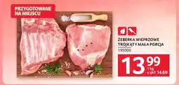Selgros Żeberka wieprzowe trójkąty mała porcja oferta