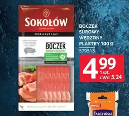 Selgros Boczek surowy wędzony plastry oferta