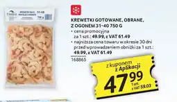Selgros Krewetki gotowane, obrane, z ogonem 31-40 oferta