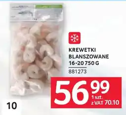 Selgros Krewetki blanszowane 16-20 oferta