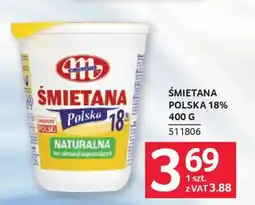 Selgros Śmietana polska 18% oferta