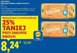 Lidl Złota Nioska Świeże jaja ściółkowe, wielkość M, klasa A (10 szt.) oferta