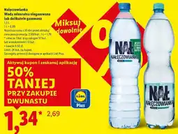 Lidl Nałęczowianka Woda mineralna niegazowana lub delikatnie gazowana (1.5L) oferta