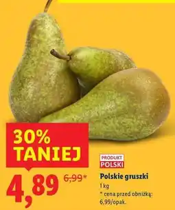 Lidl Polskie gruszki oferta