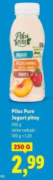 Lidl Pilos Pure Jogurt pitny oferta