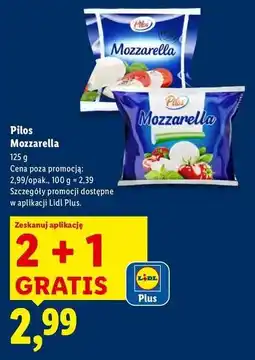 Lidl Pilos Mozzarella oferta