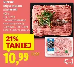 Lidl Rzeźnik Mięso mielone z karkówki oferta