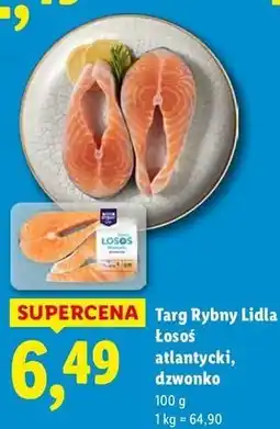 Lidl Targ Rybny Lidla łosoś atlantycki, dzwonko oferta