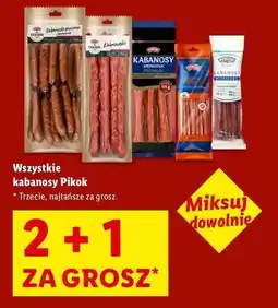 Lidl Wszystkie kabanosy Pikok oferta