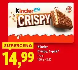 Lidl Kinder Crispy, 5-pak oferta