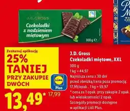 Lidl J.D. Gross Czekoladki miętowe, XXL oferta