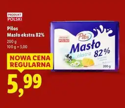 Lidl Masło ekstra 82% Pilos oferta