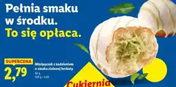 Lidl Mini pączek o smaku zielonej herbaty oferta