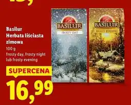 Lidl Herbata Basilur Frosty Evening oferta