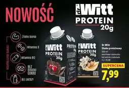 Lidl Shake proteinowy wiśnia-czekolada Dr Witt Protein oferta