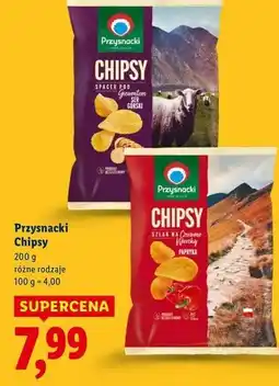 Lidl Chipsy papryka łagodna Przysnacki oferta