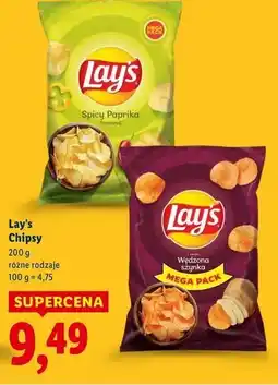 Lidl Chipsy wędzona szynka Lay's oferta