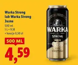 Lidl Piwo Warka Strong oferta