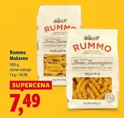 Lidl Makaron penne rigate Rummo oferta