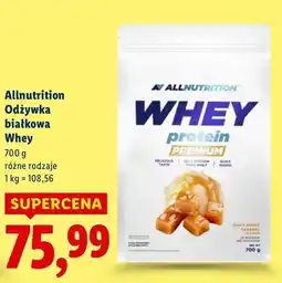 Lidl Koncentrat białek słony karmel Allnutrition Whey Protein oferta