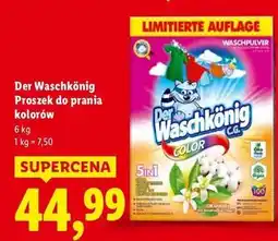 Lidl Proszek do prania color Der Waschkonig oferta