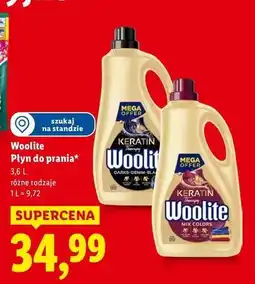Lidl Płyn do prania dark Woolite Keratin oferta
