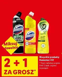 Lidl Żel do wc lime Domestos Zero Kamienia oferta