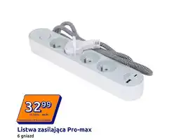 Action Listwa zasilająca Pro-max (6 gniazd) oferta