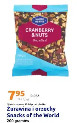 Action Żurawina i orzechy Snacks of the World oferta