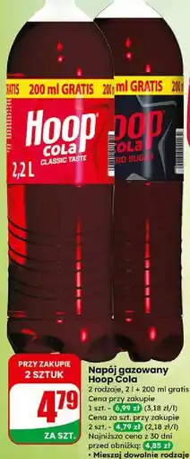 Dino Hoop Cola Classic Taste (napój gazowany) oferta