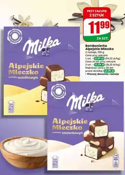 Dino Milka Alpejskie Mleczko o smaku waniliowym / śmietankowym oferta
