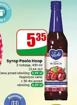 Dino Syrop Paola Hoop Wiśnia oferta