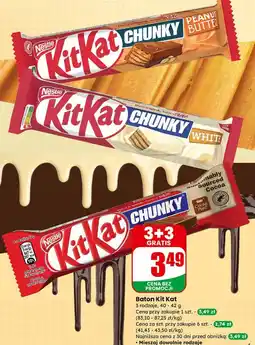 Dino KitKat Chunky Peanut Butter oferta