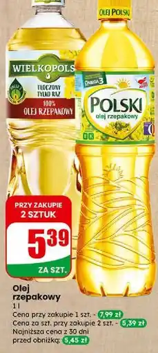 Dino Olej rzepakowy Wielkopolski/Polski oferta