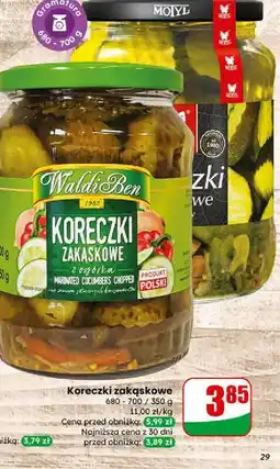 Dino Koreczki zakąskowe Waldi Ben oferta