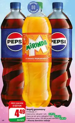 Dino Pepsi/Mirinda Napój gazowany (3 rodzaje, 1L) oferta