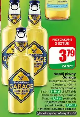 Dino Napój piwny Garage Hard Lemon oferta