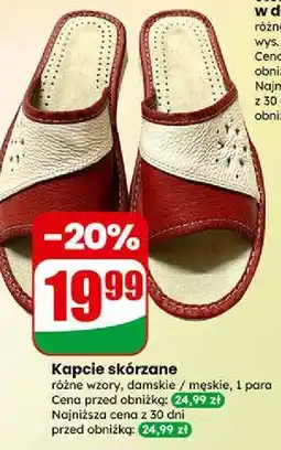 Dino Kapcie skórzane damskie / męskie oferta