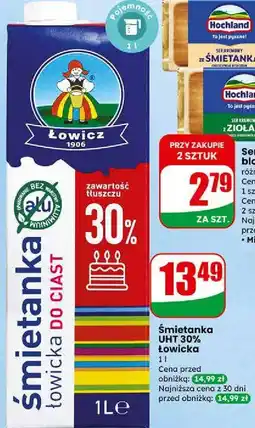 Dino Śmietanka uht 30 % Łowicz 1906 Łowicka oferta