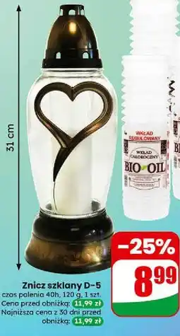 Dino Znicz szklany d-5 oferta