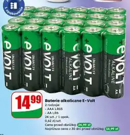 Dino Baterie alkaliczne E-Volt AAA LR03/AA LR6 24 szt oferta