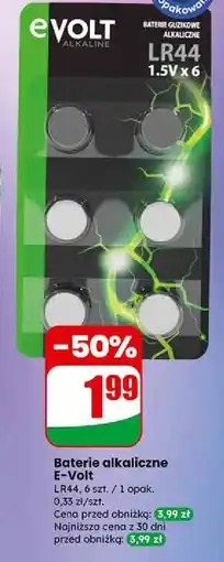 Dino Baterie alkaliczne E-Volt LR44, 6 szt oferta