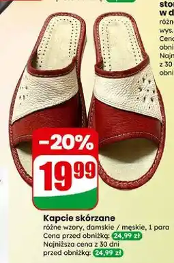 Dino Kapcie damskie skórzane oferta