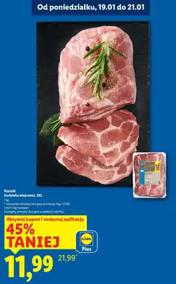 Lidl Mięso wieprzowe Karkówka wieprzowa XXL oferta